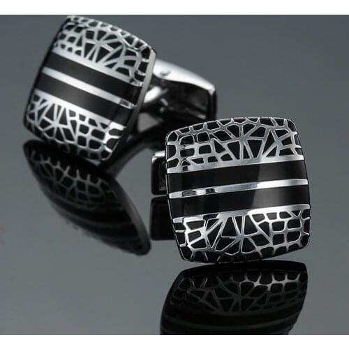 High quality leopard pattern Cufflinks new fashion jewelry brand Cufflinks mens wedding shirt clothing badge pin gift