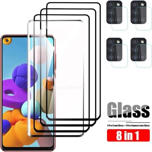 Tempered Glass For Samsung Galaxy A21 S A21S Camera Screen Protector For Samsung A 21S Protective Glass On Samsumg A 21 Film