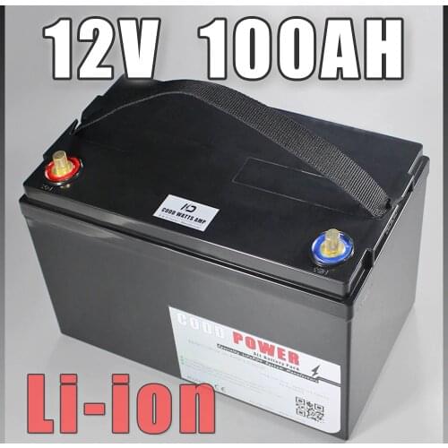 12V 100AH solar light Golf Car UPS Lithium ion Battery Pack