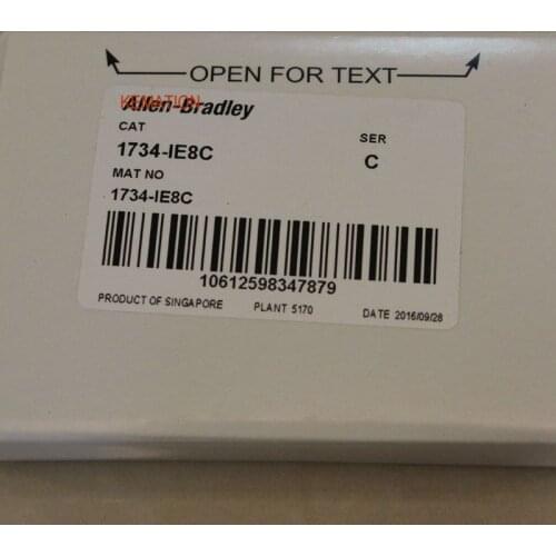 1734-IE8C Original AB 75MA 8 Singel Ended Analog Input Module 24VDC 1734IE8C 1734 IE8C New in Box