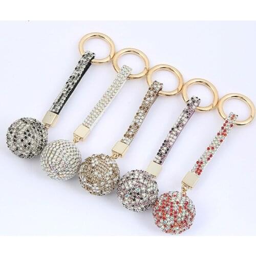 2020 new water drill claw chain spherical key chain drill ball key chain creative pendant spot wholesale