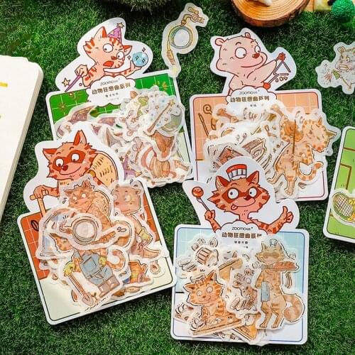 40 pcs/lot Cute Kawaii Sticker Paper DIY Diary Stickers For Decoration Scrapbooking Photo Album Korean Stationery 004