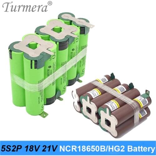 5s2p battery 18650 pack ncr18650b 6800mah hg2 6000mah 18v 21v welding battery pack for screwdriver shura battery customized