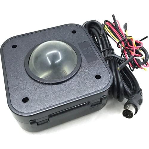 Arcade Game track ball 4.5CM Illuminated LED Trackball mouse PS/2 PCB connector for arcade game machines