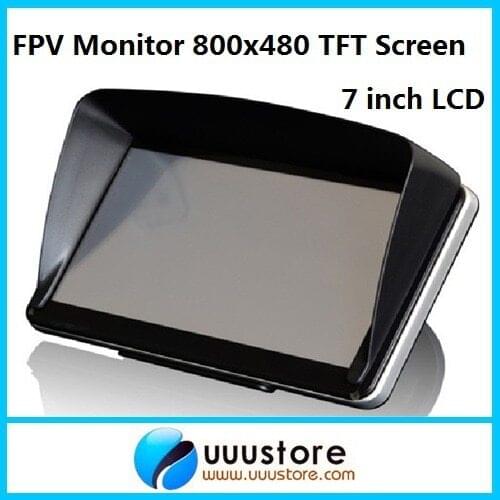FPV 7 inch LCD TFT FPV 800 x 480 HD TFT Bule Screen Monitor Photography for Ground Station ZMR250 QAV280 QAV250 AIRPLANE RC CAR