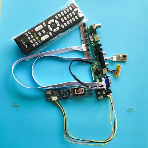 Kit For MT190AW02 V.1/V.2/V.V VGA AV LVDS Screen Controller Board 1440x900 TV HDMI USB LED 2 lamps Audio LCD Panel Monitor 19"