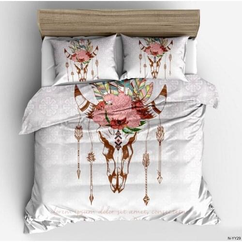 3D Design Duvet Cover Set Bedding Set Quilt Comforther Covers Bed linens Full Twin Single Double Size Deer Custom Bedding sets