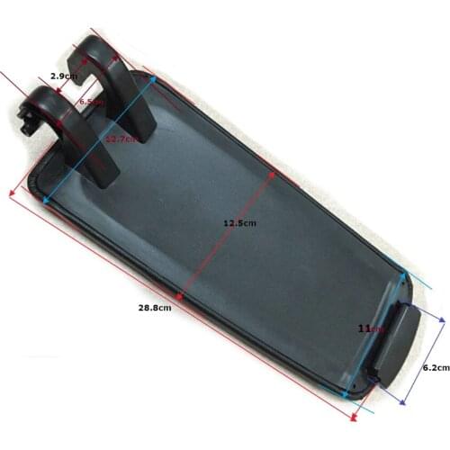 Interior Armrest Cover Lid (Leatherette Black) For Audi A4 B6 B7
