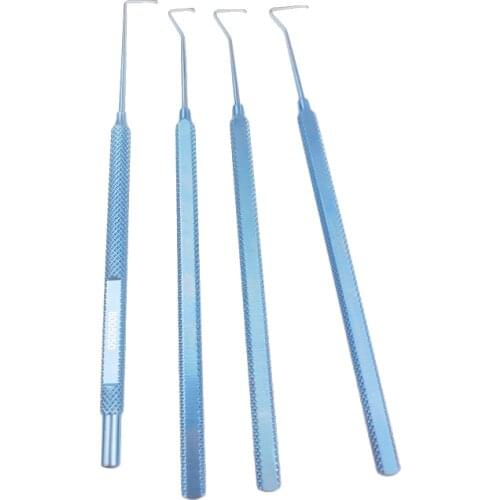 Titanium Alloy Hook Ophthalmic Membrane Retina Spatula Probe Tweezer Ophthalmic Forceps Autoclavable Ophthalmic Eye Instrument
