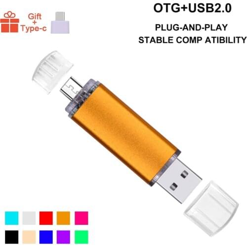 3 In 1 Micro OTG Pen Drive USB 2.0 Usb Flash Usb 4GB 8GB16GB 32GB 64GB USB Flash Drive Memory Pendrive for Type C Android Phone