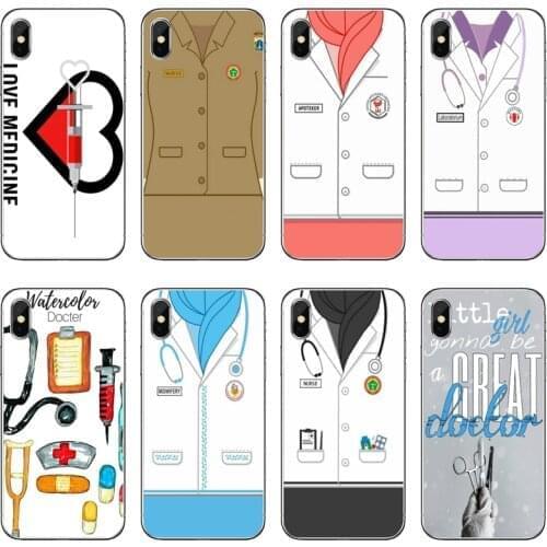 Doctor Nurse Medical Health soft silicone Phone Case For iPhone 8 7 6 6S Plus 11 Pro XS Max XR X 5 5S SE 4S 4 iPod Touch 5 6
