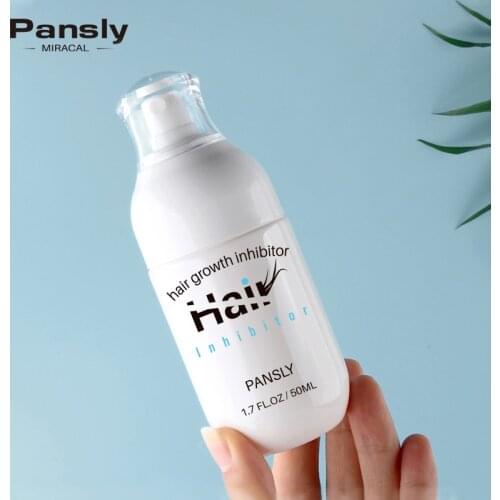 50ml Unisex Pansly Natural Hair Growth Inhibitor Cream Spray Hair Removal Cream Body Legs Armpit Painless Facial Stop Hair Grow