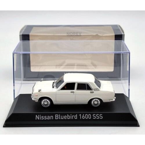 NOREV 1/43 For N~san Bluebird 1600 SSS 1969 White Diecast Models Limited Collection