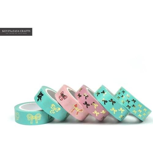 New Gold Foil Washi Tape Quality Stationery Diy Scrapbooking Photo Album School Tools Kawaii Scrapbook Paper Stickers Gift