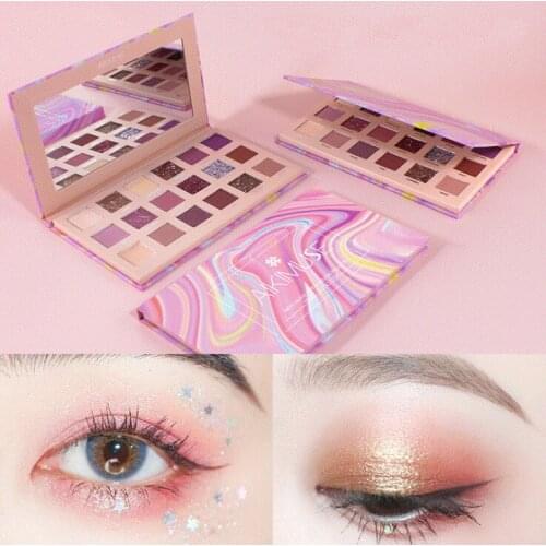 Desert Rose / Desert Star Pigmented Eyeshadow Palette 18 Colors Powder Eyeshadow Eye Shadow Makeup Tool