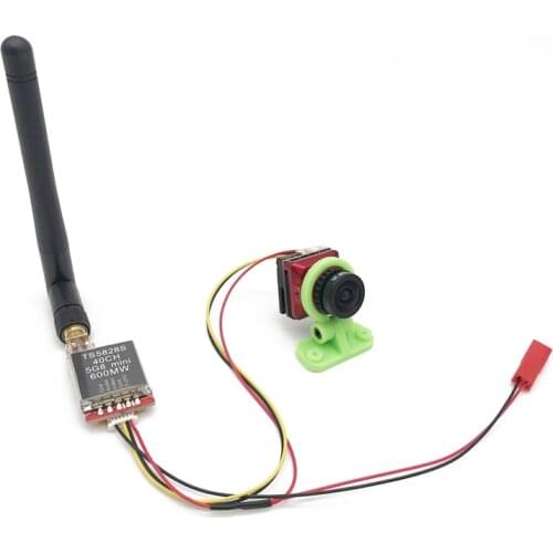 TS5828S 200MW/600MW 5.8G 40Ch FPV Video Transmitter and 1/3" CMOS 1500TVL Mini FPV Camera 2.1mm Lens With OSD for RC Car Drone