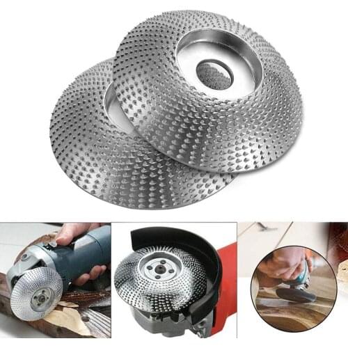 Wood Grinding Wheel Angle Grinder Disc Wood Carving Disc Sanding Abrasive Tool Bore Gold
