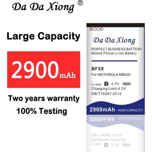 Replacement 2900mAh BF5X Phone Battery for Motorola MB525 Defy MB520 Bravo Photon 4G MB855