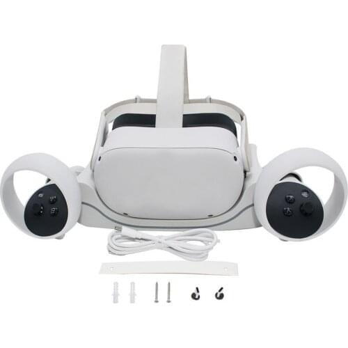 Charger VR Headset Charging Stand Station For Quest 2 Magnetic Charging Station Handle Storage Base VR Accessories