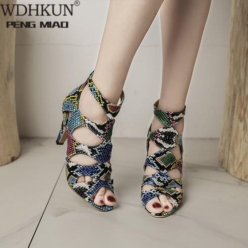 2020 new summer ladies sandals sexy fashion fish mouth open toe shallow mouth wearing stiletto high heel sandals