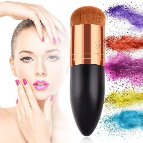 1pc Makeup Brushes Cosmetic Brushes for Foundation Powder Concealers with Nylon Bristles NE