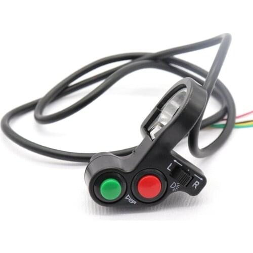 1Pc New 12V 22MM universally Motorcycle Electric Bike Scooter Handlebar Switch Turn Signal and Horn Switch Button Light Switch