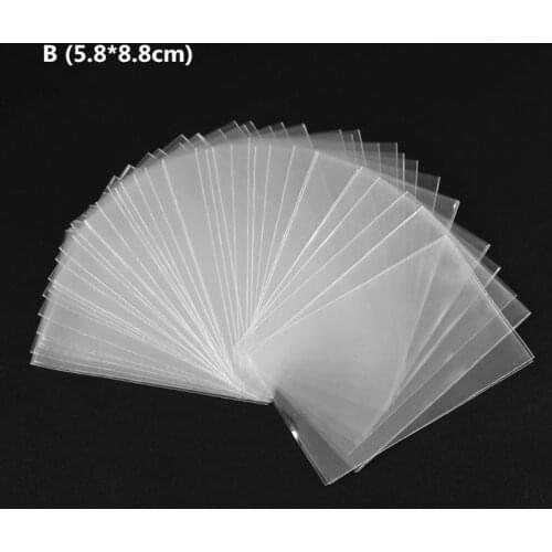 100pcs Card Sleeves Magic Board Game Tarot Three Kingdoms Poker Cards Protector 8.2*8.2cm