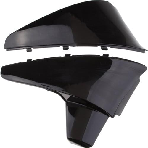 2X, 46x27cm, Left & Right Durable Battery Side Covers for Honda Shadow VT600 VLX 600 STEED400 1988-1998