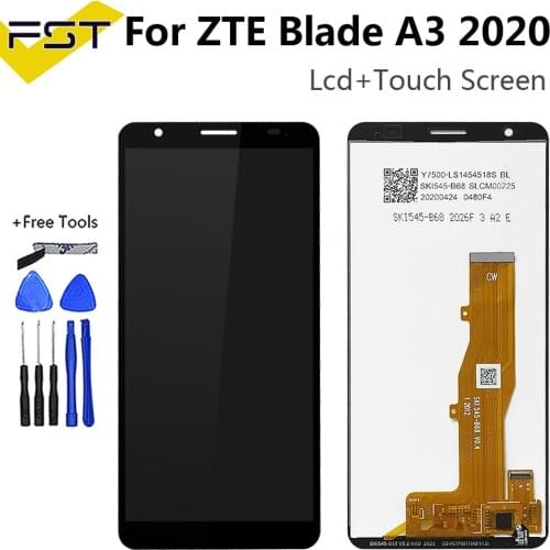 5.45" For ZTE Blade A3 2020 2020RU / A3 Prime LCD Display+Touch Screen Digitizer Assembly Spare Part+Tools
