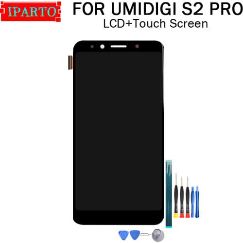 6.0 inch UMIDIGI S2 PRO LCD Display+Touch Screen Digitizer Assembly 100% Original New LCD+Touch Digitizer for UMI S2 PRO+Tools