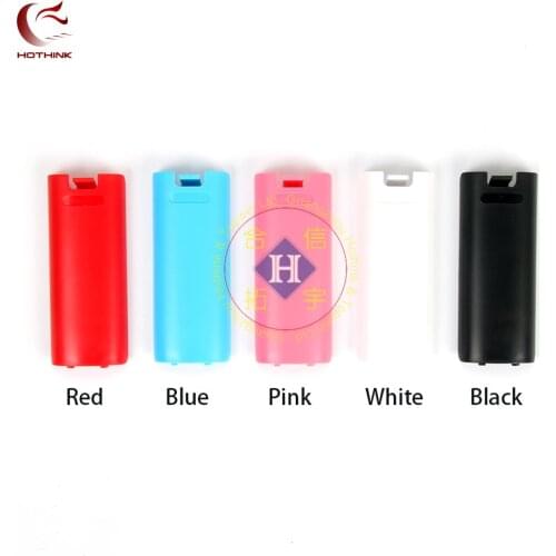 HOTHINK 2pcs/lot NEW Battery pack Case Back Cover Shell Kit for WII WIIU WII U remote Controller gamepad