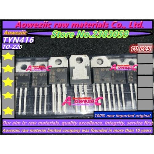 Aoweziic 100% new imported original TYN416 STP25NM60N P25NM60N STP141NF55 P141NF55 BYV32E-200 BYV32E200 TO-220 transistor