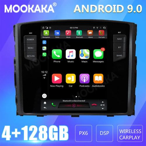 For MITSUBISHI Pajero V97 2006-2012 Car Radio Screen GPS Navigation 128GB Android CARPLAY Multimedia Player Audio