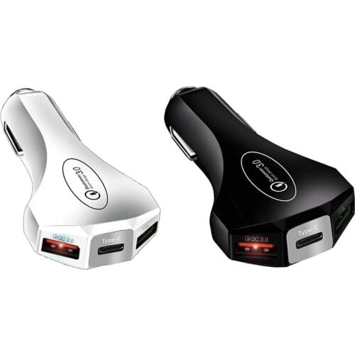 Mini safety hammer car charger USB QC3.0 Port For iphone 12 Pro Max Or xiaomi Huawei portable car charger For Type-c USB QC3.0