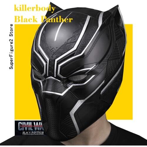 Killerbody Panther Super Cool Original 1/1 Black War Panther Wearable Helmet Collection Edition TOYS FOR FANS