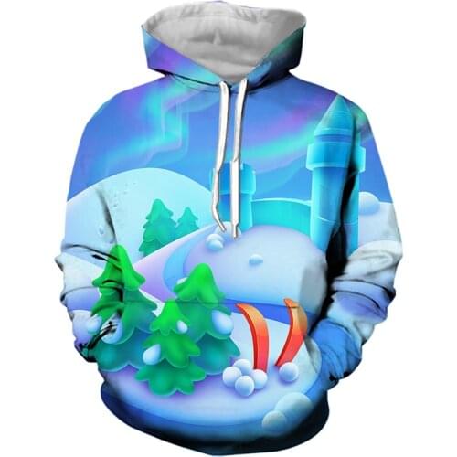 2021 New 3D Printing Style Men Hoodies Fashionable with 3D Planet Print Mens Funny Hoodies Hooded Oversized S-7XL