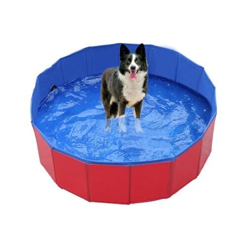 Portable Dog Pool Dog Swimming Pool Foldable Pet Dog Bath Pool Collapsible Dog Bathtub Pet Bathing Tub for Dogs Cats Pet Shower