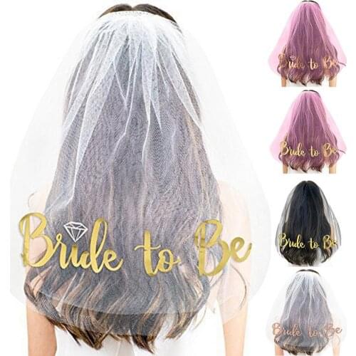 Simple Short Tulle Wedding Veils Two Layer With Comb White Ivory Bridal for Bride for Marriage Wedding Accessories