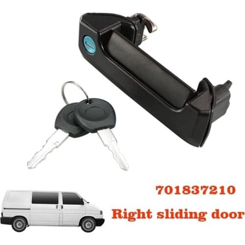 Car Outside Door Handle Side Sliding Right for Transporter T4 Transporter Syncro 1990-2004 701 837 210 701837210