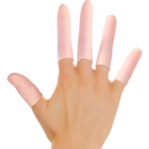 5Pcs Silicone Gel Toe Finger Protector Tubes Separator Callus Bunion Corrector Corns Blisters Pain Relief Feet Care Tools