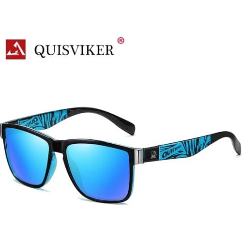 QUISVIKER Brand Design UV400 Sunglasses Men Women Square Eyewear Vintage Sun Glasses Male High Quality Goggles