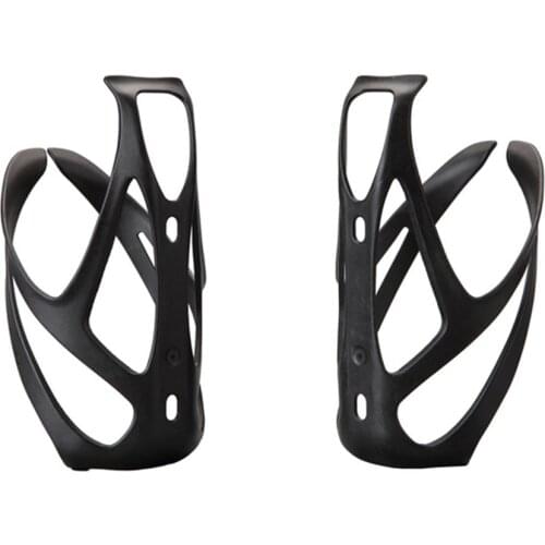 Bicycle Water Cup Holder Glass Fiber Bicycle Rack Black Matt Bicycle Bottle Holder Beverage Holder Carbon Water Cup Holder