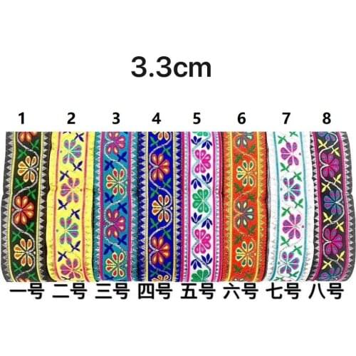 3.3cm ethnic style folk style nation style jacquard ribbon,jacquard webbing,garment ribbon,shoes ribbon,bag ribbon,QC1128A
