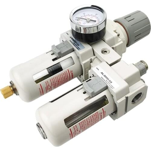 Free Shipping AC3010-03 FRL Air Source Treatment unit Compressed Aair Filter Pressure Rregulator Lubricator