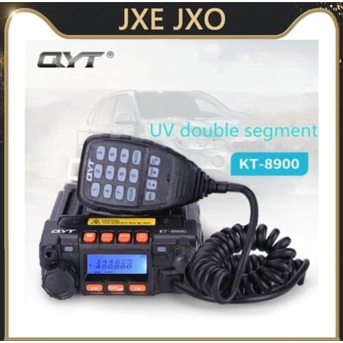 QYT KT8900 Mini Car Radio 25W 136-174MHz 400-480Mhz Dual Band Ham Transceiver vehicle mounted QYT-8900