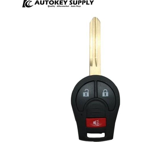 Car-styling for Nissan 2+1 buttons remote key bade 433Mhz car key AKNIC402