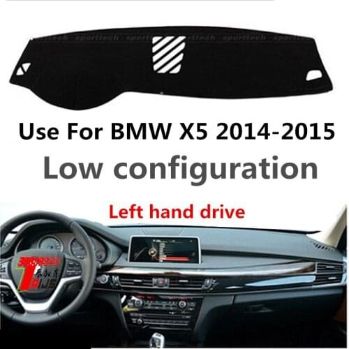 TAIJS Factory 3Colors Casual Polyester Fibre Car Dashboard Cover For BMW X5 2014-2015 LOW Configuration Left hand drive