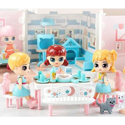 Childrens Princess House Girls' Toys Diy Simulation Assembly Villa Castle Model Birthday Gift Develop Childrens Intelligence