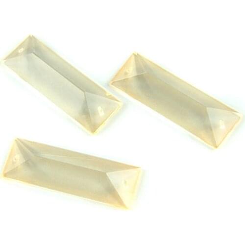 Chandelier Prism 100pcs/Lot 22x63mm Crystal Prism Mix Color For Wedding Home Decoration