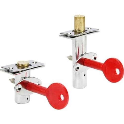 Stainless Steel Pipe Lock Invisible Mortise Door Lock Fire Door Escape Aisle Furniture Hardware Accessories